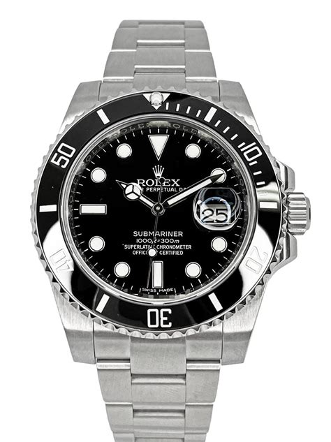 rolex black dial submariner steel|rolex submariner black ceramic bezel.